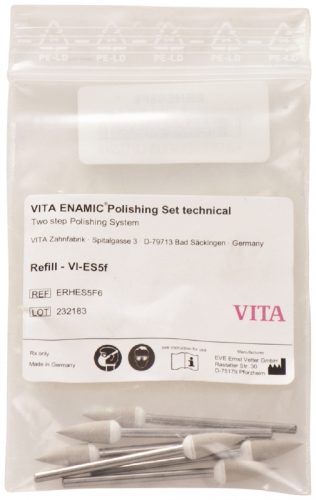 VITA ENAMIC полірувальний технічний додатковий, сірі головки, 6шт