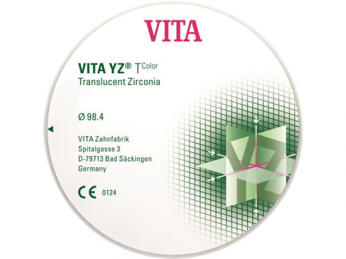 VITA YZ T транслюцентний цирконій, колір LL2/medium, Ø 98.4мм, h 18мм