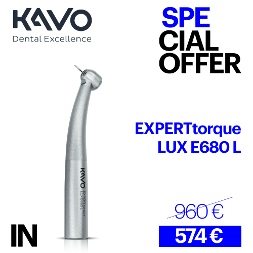 EXPERTtorque LUX E680 L турбінний наконечник, зі світлооптикою