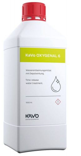 OXYGENAL 6 Розчин для дозованої дезінфекції систем подачі води і зниження рівня забрудненості в стоматологічних установках KaVo, 1000 мл