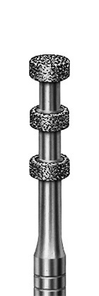Алмазний бор, форма циліндр з маркером глибини для препарування під вініри