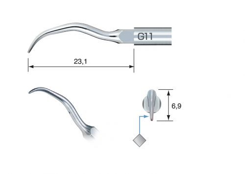 Varios насадка до скейлера, G11