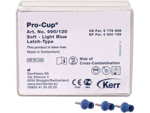 Чашечки Pro-Cup Latch-type, м’ягкі, голубі, 120 шт, 120 шт