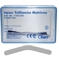 Матриці Hawe Tofflemire, товщина 0,038 мм, 30 шт, 0,038 мм, 30 шт