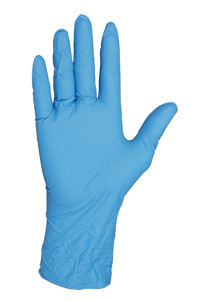 NITRYLEX BASIC рукавички нітрилові оглядові неприпудрені нестерильні, 100шт, колір блакитний, розмір S