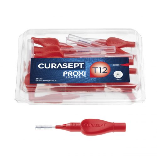 Йоржики міжзубні CURASEPT PROXI T12, RED, REFILL BOX, 25 шт, червоний