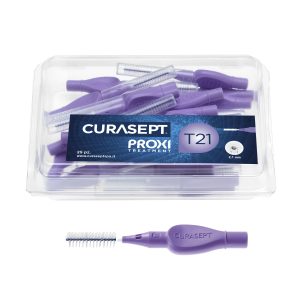 Йоржики міжзубні CURASEPT PROXI T21, PURPLE, REFILL BOX, 25 шт, фіолетовий