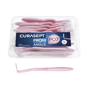 Йоржики міжзубні CURASEPT PROXI ANGLE P07, PINK, REFILL BOX, 25 шт, рожевий