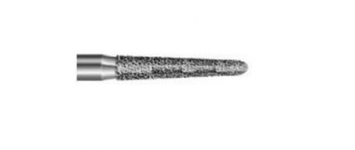 Алмазний бор, форма циліндрична подовжена з заокругленим кінцем