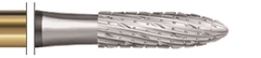 Фреза твердосплавна для сплавів благородних і неблагородних металів і бюгельного лиття, дрібна насічка, діаметр 023