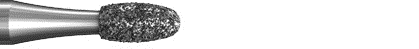 Діамантовий бор, форма яйцеподібна, зернистість середня, діаметр 023