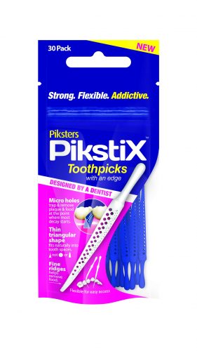 Зубочистка гнучка, текстурована, мяка Pikstix V2 Toothpick, 30шт