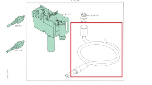 Додатковий повітряний шланг 4 отвори MIDWEST зі світлом