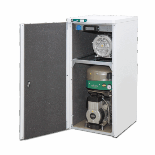 Компресор DUO/M з осушувачем в шафі