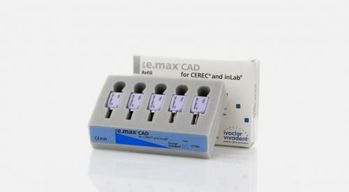 Блоки дисилікат літію IPS e.max CAD CEREC/inLab, колір LT BL3, розмір I12/5шт, LT ВLЗ, І12/5
