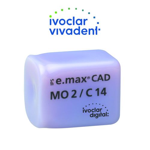 Блоки дисилікат літію IPS e.max CAD for inLab, колір MO 2, розмір C14/5шт, MO С14, 5 шт