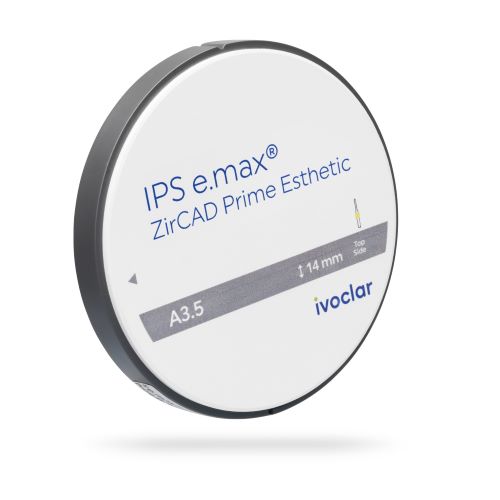 Цирконієвий диск IPS e.max ZirCAD Prime Est, колір C3, розмір 98.5-20мм/1 шт, C3 98.5-20/1