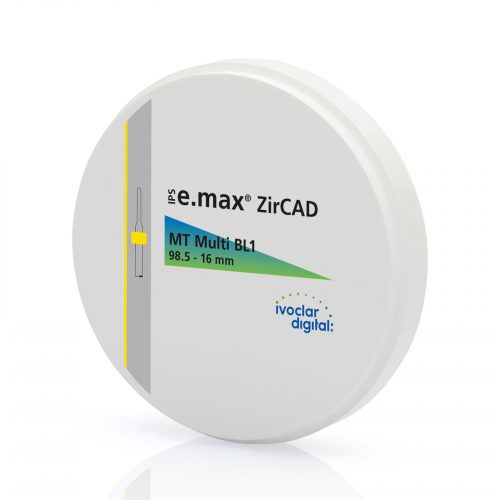 Диск з оксиду цирконію (ZrO2) IPS e.max ZirCAD MT Multi BL1 98.5-16/1