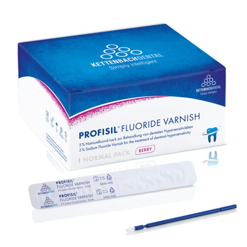 Захисний гель лак із фторидом Profisil Fluoride Varnish, ягідний, 50 x 0,5 мл