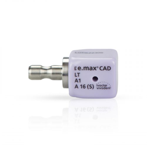 Блоки дисилікат літію IPS e.max CAD CER/inLab, колір LT B2, розмір A16 (S)/5 шт, B2