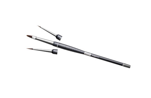 Набір lay:art evo set build up (ручка тонка з трьома пензликами: для барвників, опареків, розмір 2)