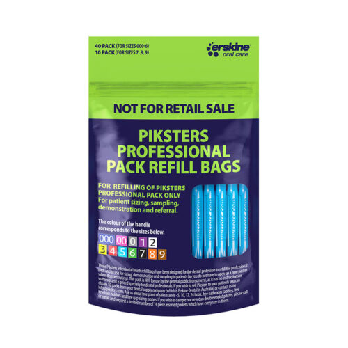 Міжзубні йоржики Piksters, розмір 5 (діаметр 1.1) голубі, м’яка упаковка, 40 шт, 40шт