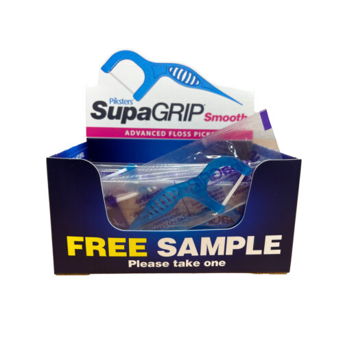 Коробка Piksters SupaGRIP Floss, тестувальні флоси, 50 шт