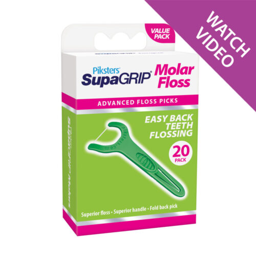 Зубочистка – флос Piksters SupaGRIP Molar, 20 шт