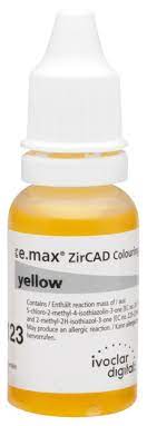 Фарбувальна рідина для індикації IPS e.max ZirCAD жовта 15 мл, Жовтий, 15 мл