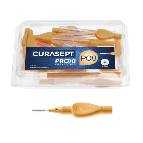 Йоржик міжзубний CURASEPT PROXI P08, TANGERINE, REFILL BOX, 25 шт, мандарин