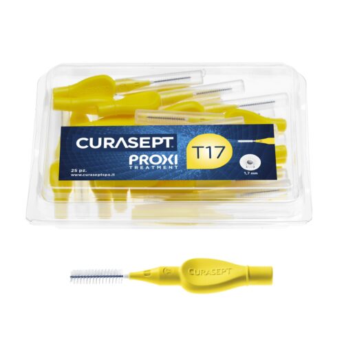 Йоржики міжзубні CURASEPT PROXI T17, YELLOW, REFILL BOX, 25 шт