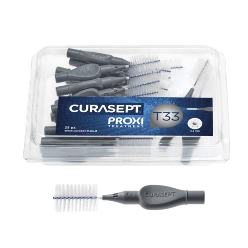 Йоржики міжзубні CURASEPT PROXI T33, ANTHRACITE, REFILL BOX, 25 шт, антрацит