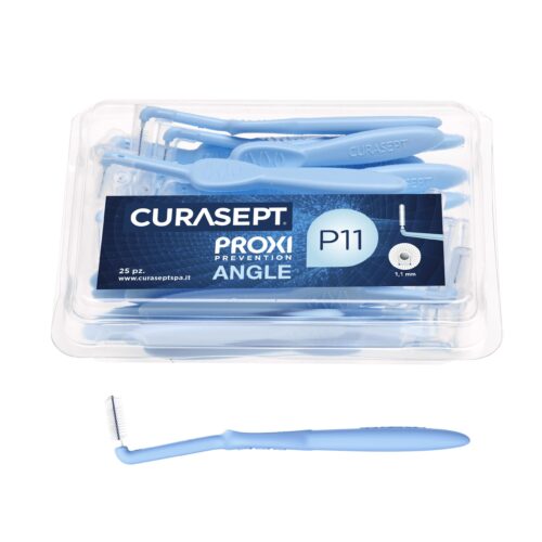 Йоржики міжзубні CURASEPT PROXI ANGLE P11, LIGHT BLUE, REFILL BOX, 25 шт