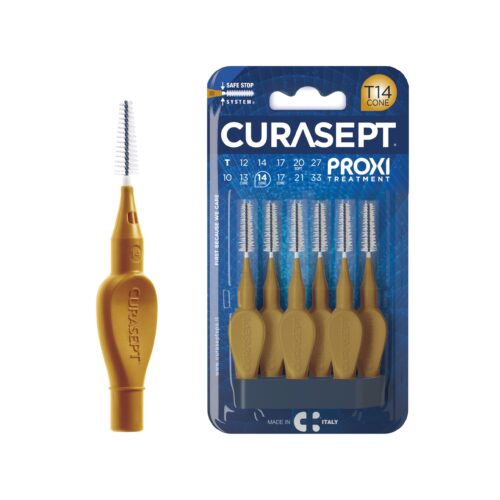 Йоржик міжзубний CURASEPT PROXI T14, ORANGE, 6 шт, охра