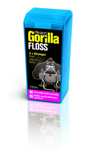 Зубна нитка Piksters, Gorilla Floss, 150 м