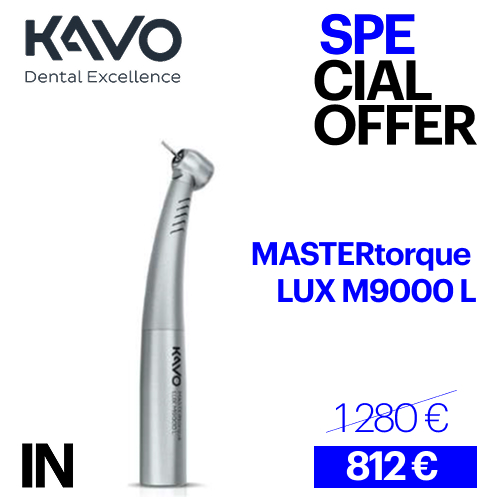 MASTERtorque LUX M9000 L турбінний наконечник, зі світлооптикою