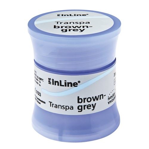 Керамічна маса IPS InLine Transpa, колір brown-grey, вага 20г, коричнево-сірий, 20 г