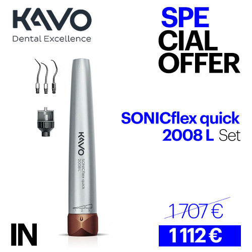 SONICflex quick 2008L спеціалізований повітряний наконечник + насадки  №5А, №6А, №7А
