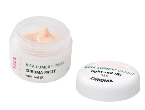 Рідка кераміка VITA LUMEX UNIQUE CHROMA PASTE, колір light-red (R), вага 4 г