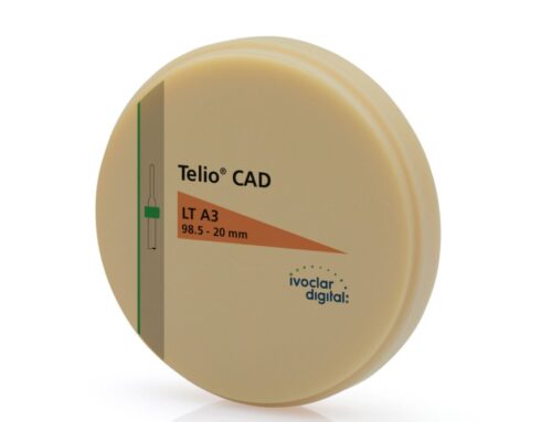 Диск для тимчасових конструкцій Telio CAD, колір LT A3.5, розмір 98.5-20мм/1 шт, A3.5 / 98.5-20mm